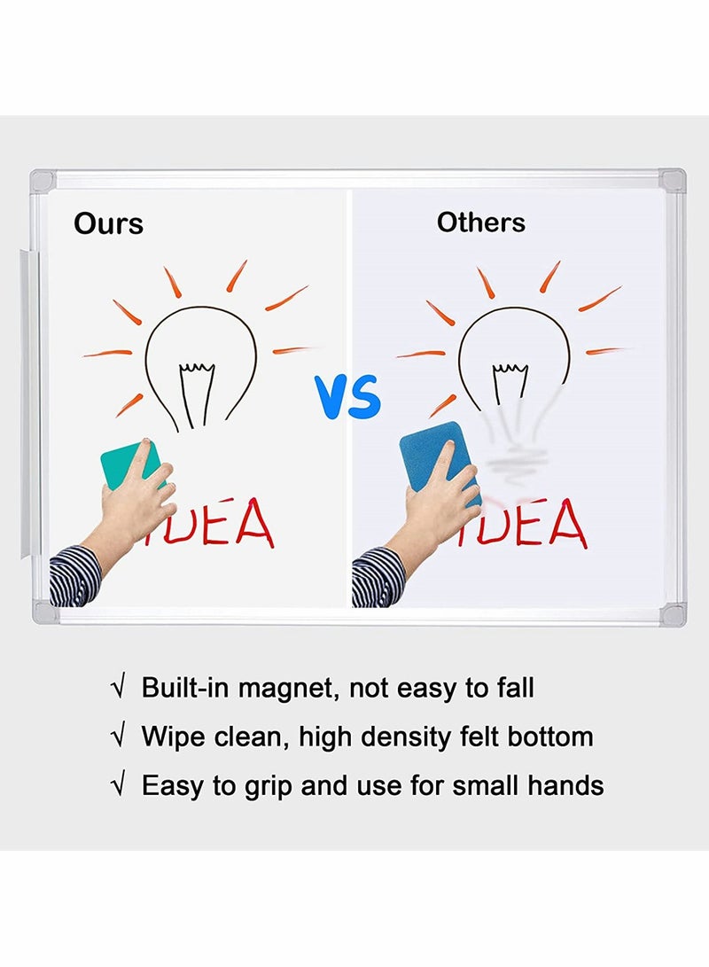 Mini Dry Erase Erasers, Square Whiteboard Eraser, Magnetic Whiteboard Dry Erase Erasers, Chalkboard Cleaner Wiper for Kids and Classroom Teacher Supplies, Home and Office (32 Pack, 3 x 1.8 Inch) - Image 4