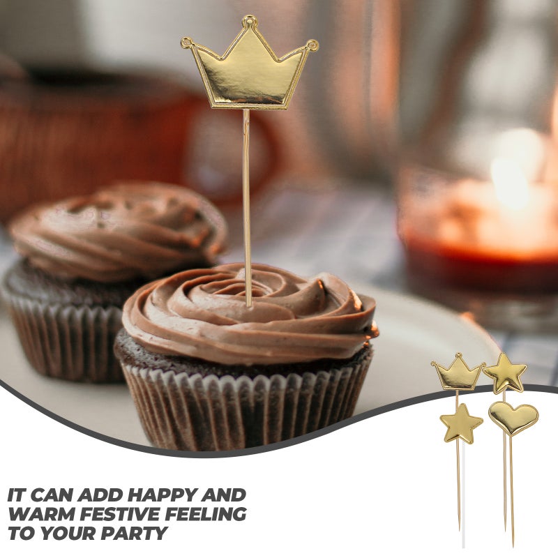 150Pcs Delicate Cake Decors Valentine's Day Cupcake Decorations Lovely Cake Topper - Image 3
