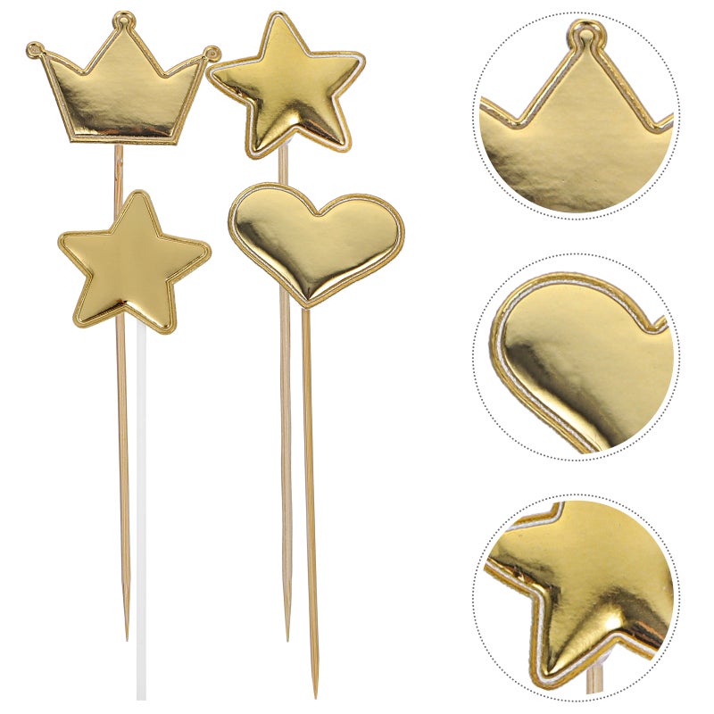 150Pcs Delicate Cake Decors Valentine's Day Cupcake Decorations Lovely Cake Topper - Image 2