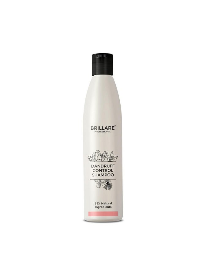 BRILLARE Professional Dandruff Control Shampoo With Salicylic Acid For Men And Women | Relieves Scalp Irritation & Itchiness | Prevents Flakes | Controls Oil And Sebum Production (300Ml)  - Image 1