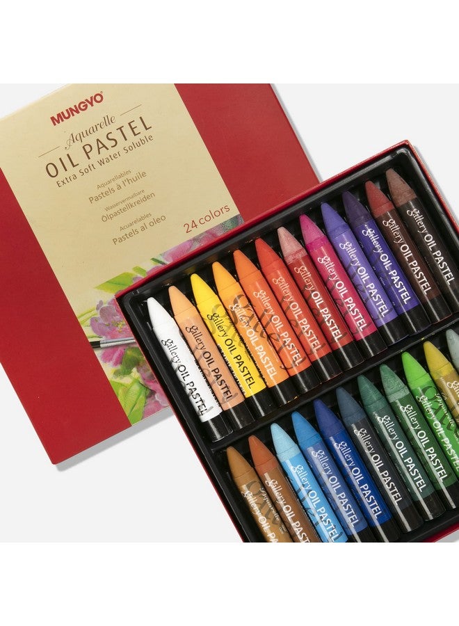 Mungyo Watersoluble Oil Pastel Set 24 Vibrant Colors Premium Blendable Art Sticks For Artists Students And Creatives Mao24 - Image 3