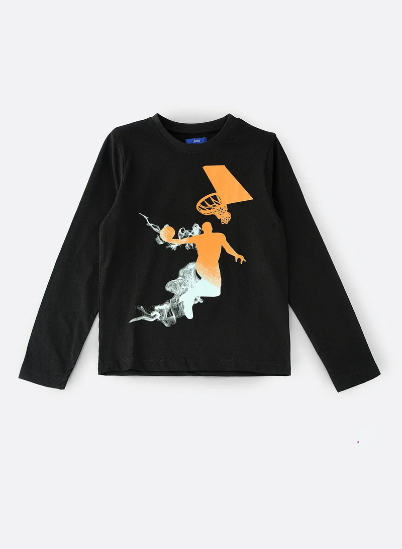 JAM Knit t-shirt with print at front