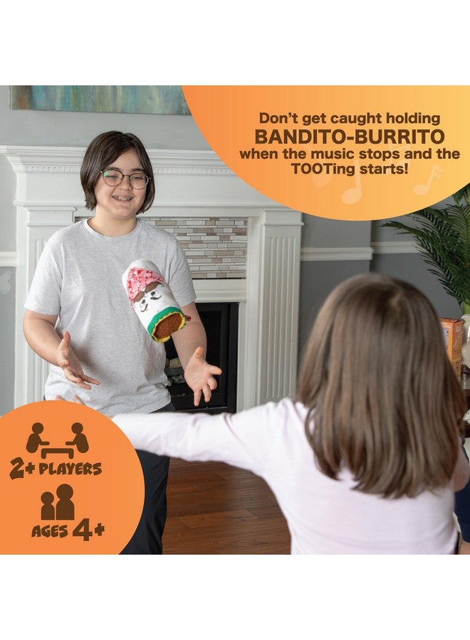 Squirrel Products Bandito Burrito The Musical Passing Game for Kids 4+, Toss The Singing Plush in a Hot Potato-Style Game That Ends with a Toot - Image 2