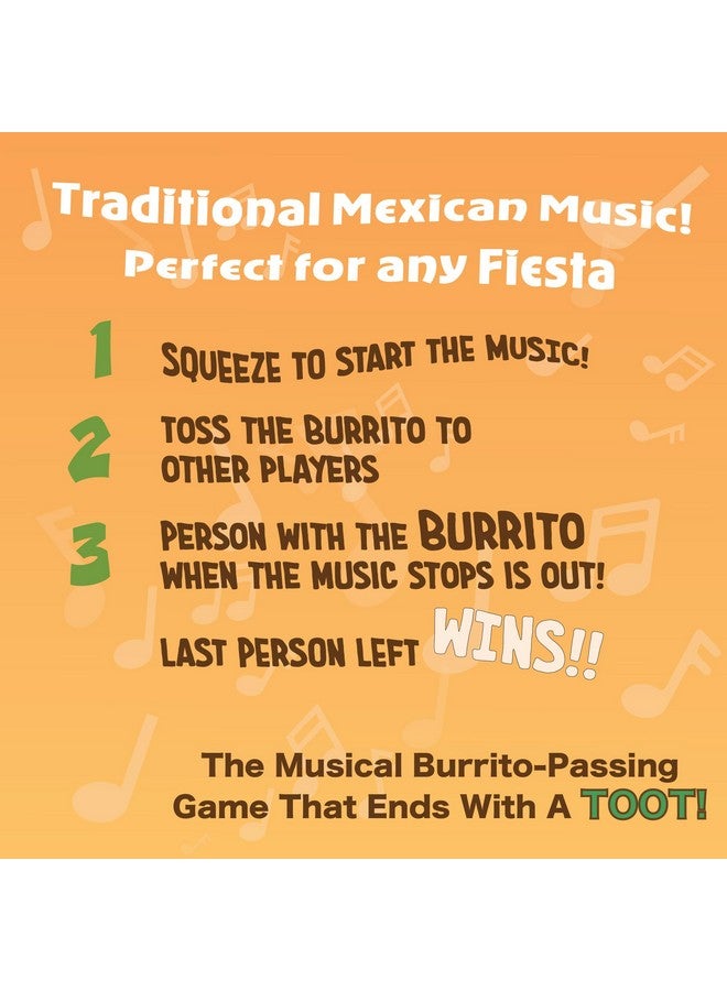 Squirrel Products Bandito Burrito The Musical Passing Game for Kids 4+, Toss The Singing Plush in a Hot Potato-Style Game That Ends with a Toot - Image 4
