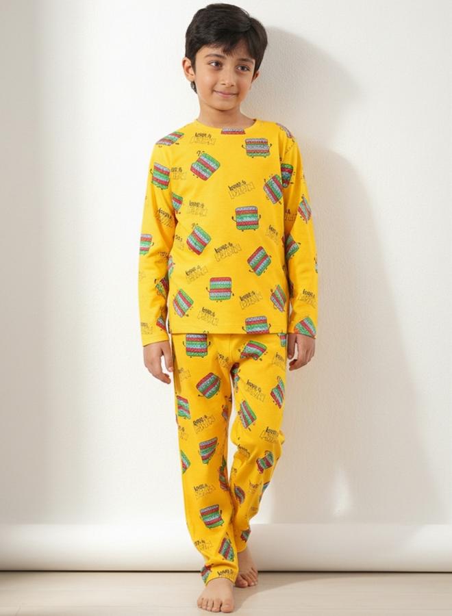 Anthrilo Pop It Graphic Print Top and Pyjama Set - Image 1