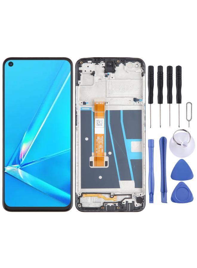 erorex Replacement For OPPO A92 4G OEM LCD Screen Digitizer Full Assembly with Frame - Image 1