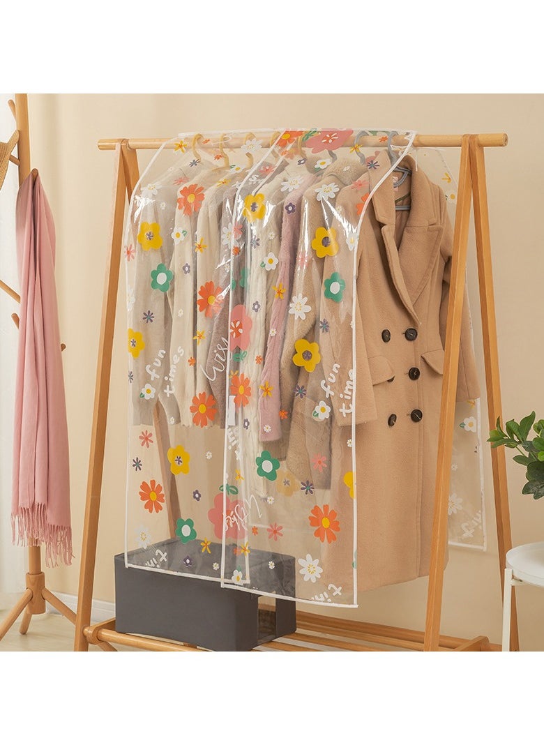 EBMINI New Enlarged Thickened Printed PEVA Storage Clothing Dust Cover 
