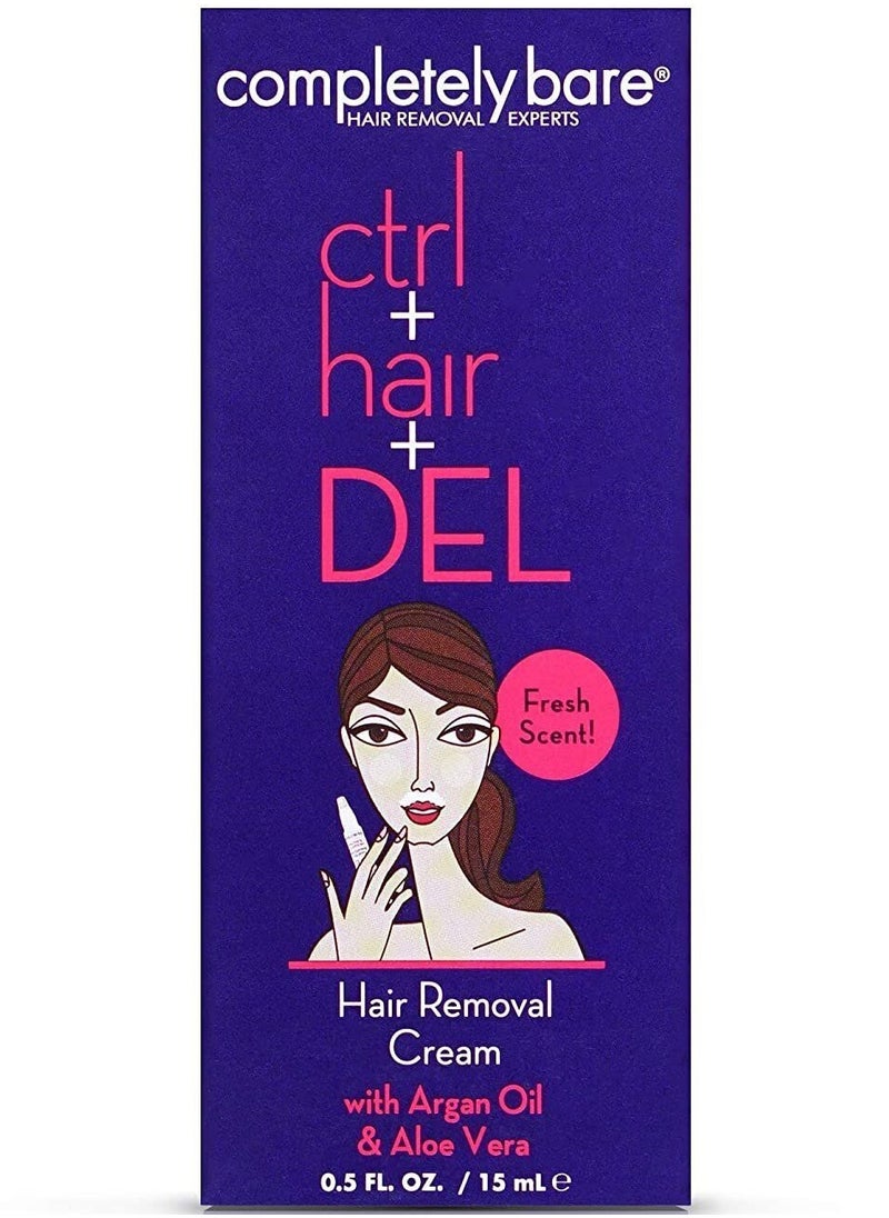 Completely Bare - Ctrl+Hair+DEL Facial Hair Removal Cream 15ml - Image 1