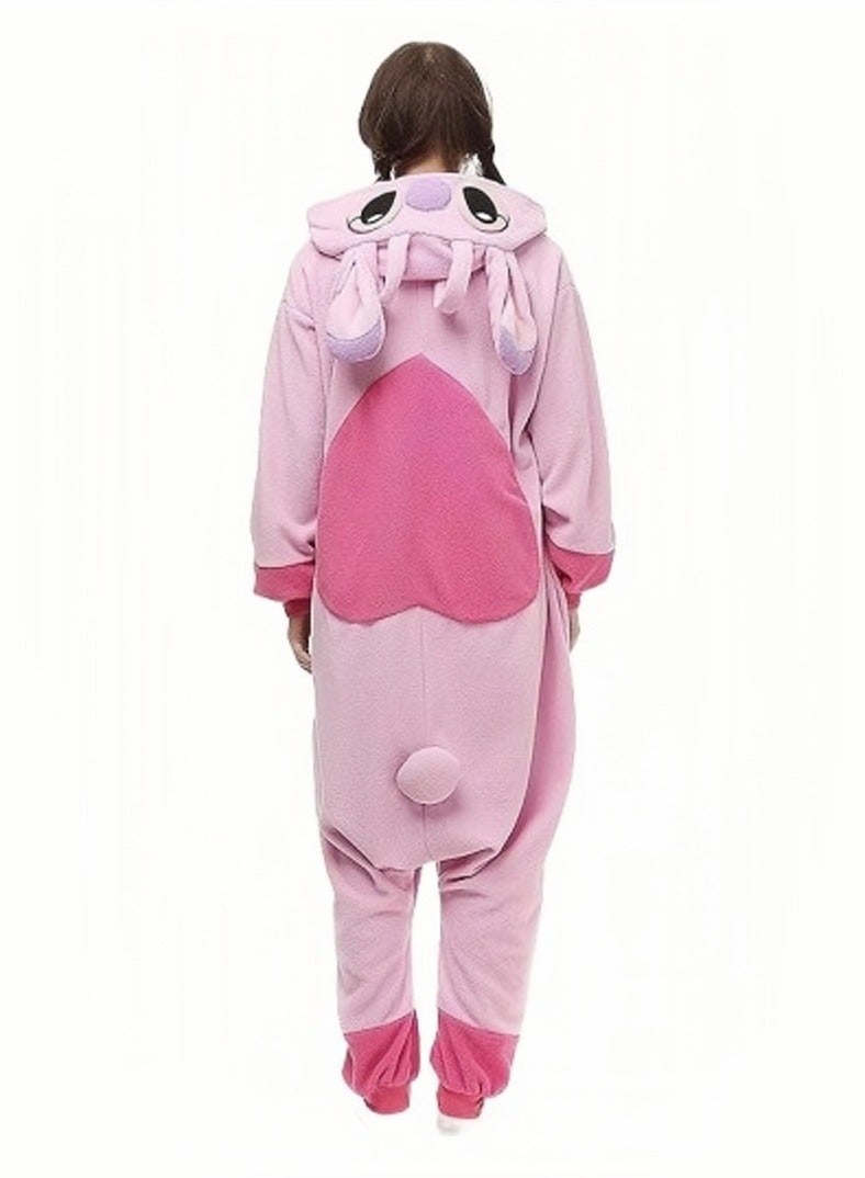 غرزة الكبار Onesie بيجاما، غرزة الأزياء تأثيري، الكبار هوديي بذلة بيجاما الزي الحيواني، ازياء الكرتون حزب ارتداء م - Image 2