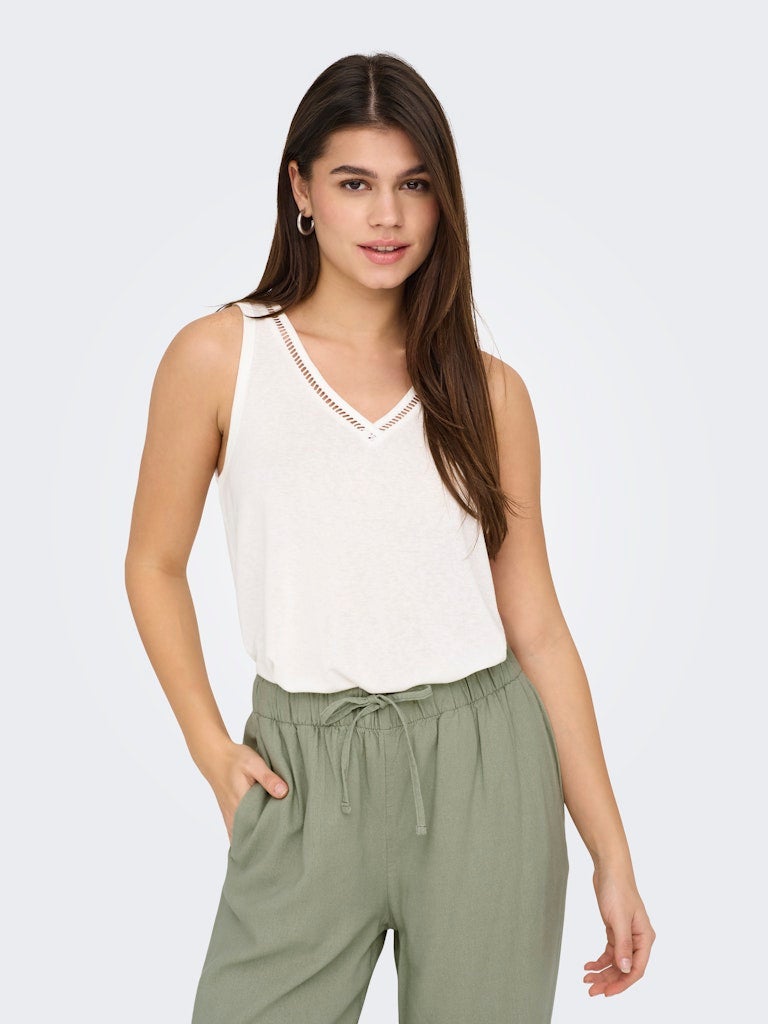 ONLY ONLPENNY S/L V-NECK TOP JRS NOOS - Image 4