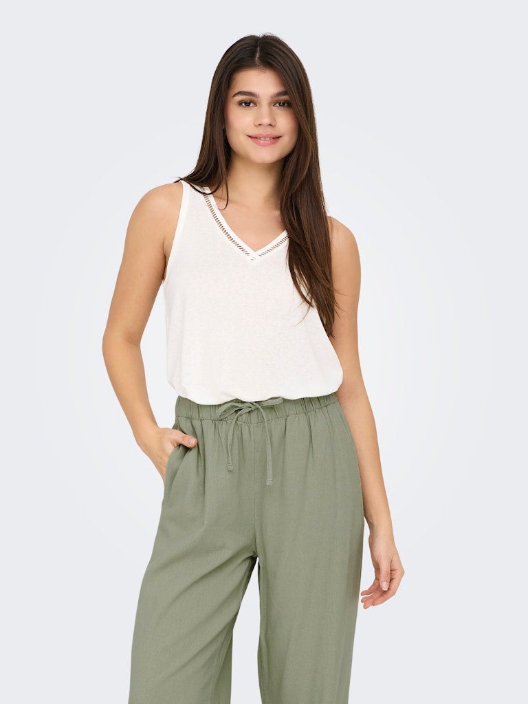 ONLY ONLPENNY S/L V-NECK TOP JRS NOOS - Image 1
