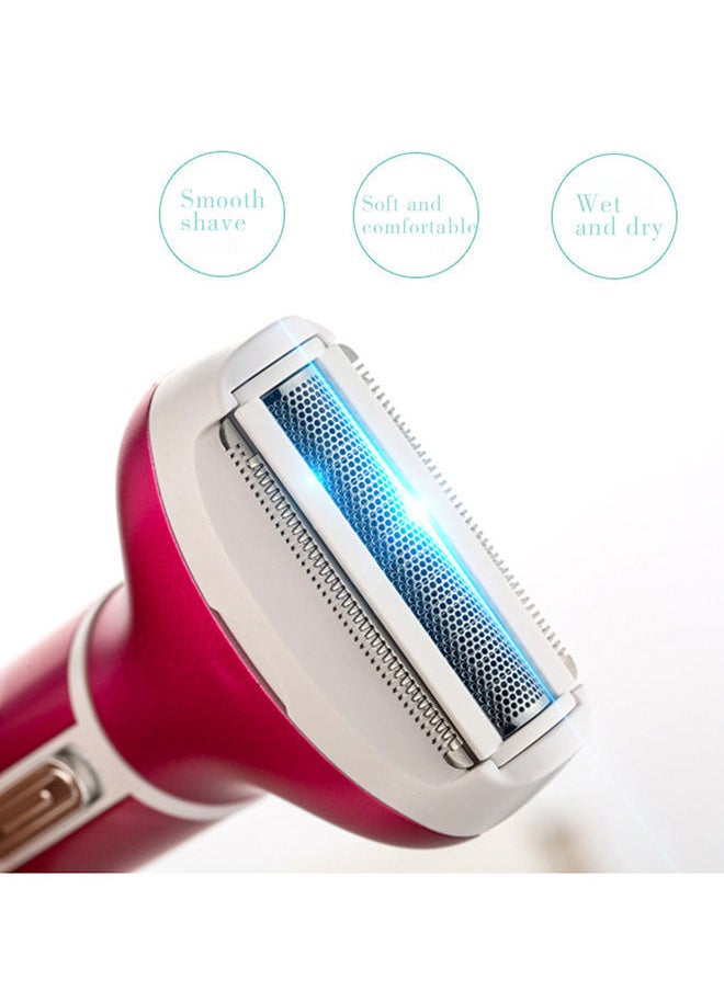 MARSKE - 4-In-1 Rechargeable Shaver Red 13.5x5x2.5cm - Image 1