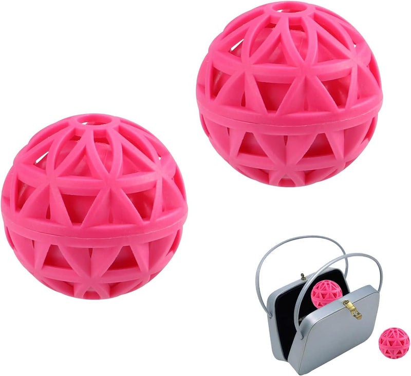 KICKZU KICKZU Bag Cleaning Ball Reusable Handbag Cleaner Ball Easy Portability Handbag Essentials Can Picking Up Dust Dirt Debris Sticky in Purses Laundry Balls for Washing Machine - Image 2