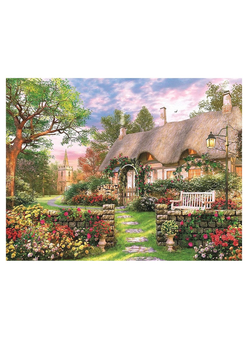 Anna 1000-Piece European Garden Scenic Puzzle - A Captivating Mind Challenge - Image 1