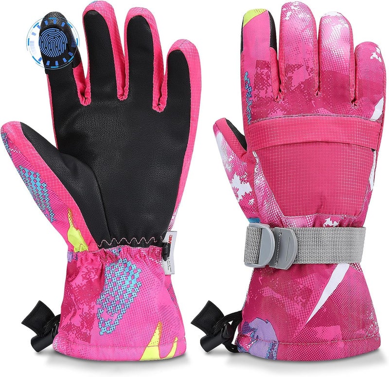 Odtmger Ski Gloves, Warmest Waterproof and Breathable Snow Gloves for Cold Weather, Fits Both Men & Women,for Parent Child Outdoor - Image 1