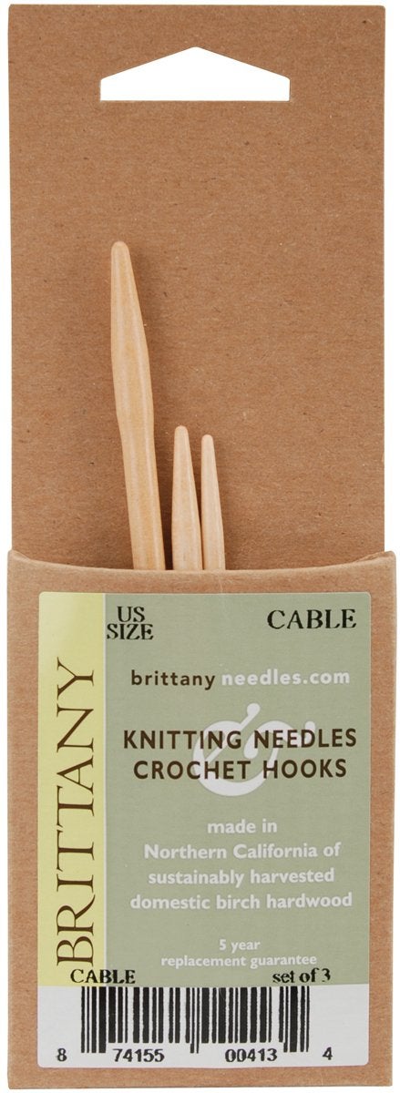 Brittany Knitting Accessories Birch Cable Needles AD - Image 1