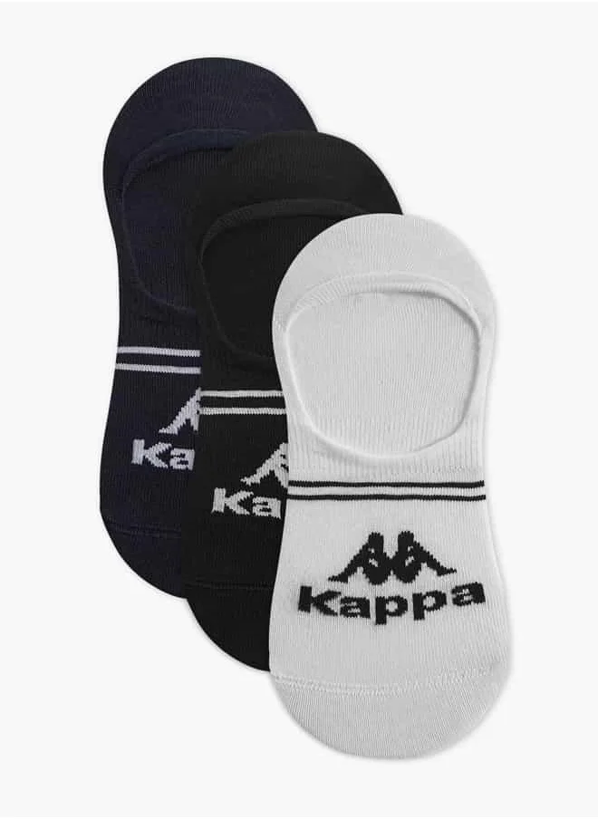 Kappa Set of 3 - Kappa Logo Print Invisible Socks