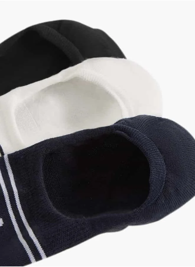 Kappa Set of 3 - Kappa Logo Print Invisible Socks
