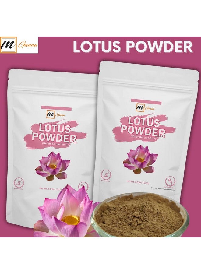 mGanna 100% Natural Lotus/Nelumbo nucifera flower Powder for Food and Cosmetics 0.5 lbs / 227 g - Image 3