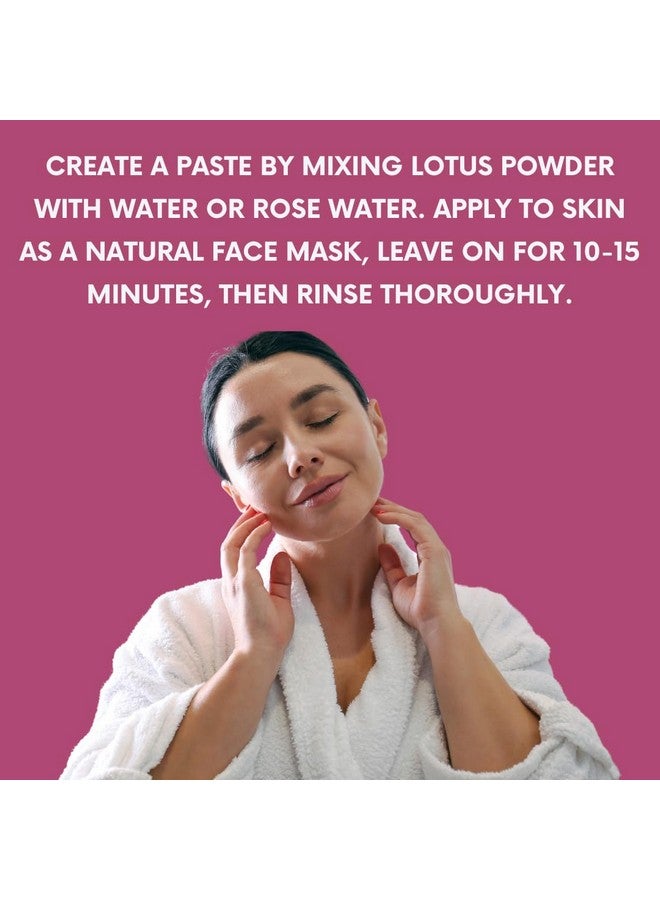 mGanna 100% Natural Lotus/Nelumbo nucifera flower Powder for Food and Cosmetics 0.5 lbs / 227 g - Image 5
