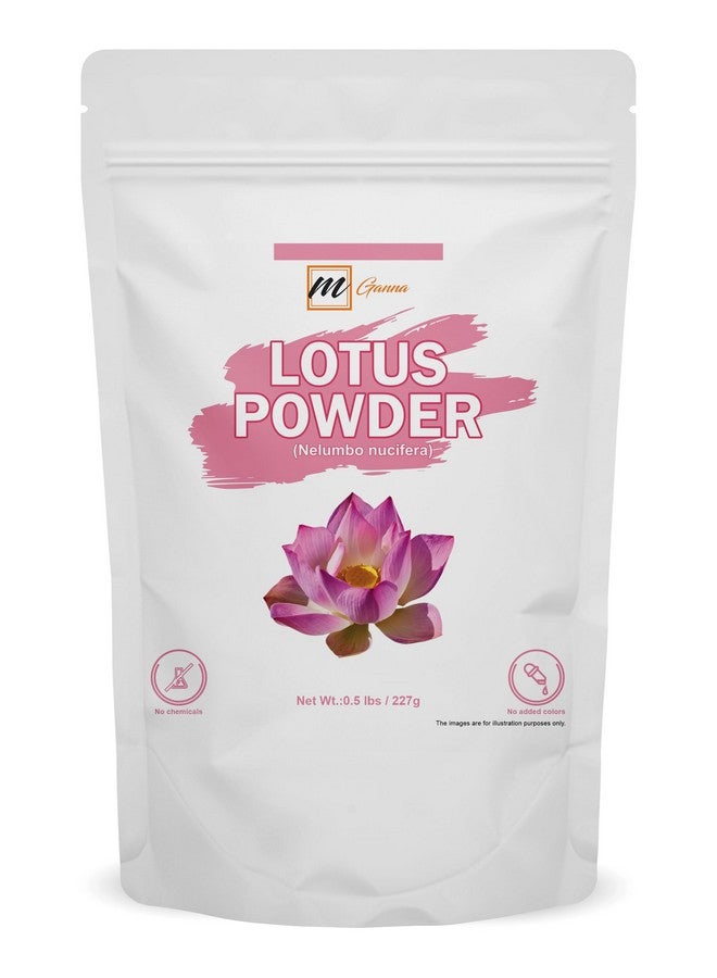 mGanna 100% Natural Lotus/Nelumbo nucifera flower Powder for Food and Cosmetics 0.5 lbs / 227 g - Image 1