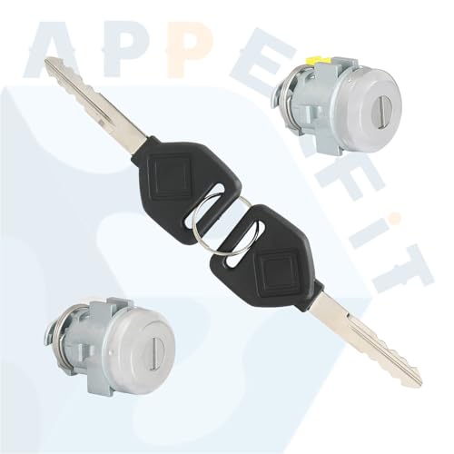 APPERFiT Door Lock Cylinders Keys for Exterior Door Handle Compatible with Freightliner Truck Cascadia 20072017 M2 100 20022006 M2 106 20022017 M2 112 20032017 Door Repair Parts - Image 3