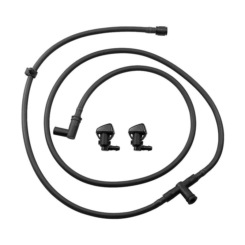 for Ford Super Duty Windshield Washer Nozzle Hose Kit Compatible with Ford Super Duty F250 F350 F450 2011 2012 2013 2014 2015 2016 BC3Z17K605B Washer Hose  BC3Z17603A Washer Nozzle Jets