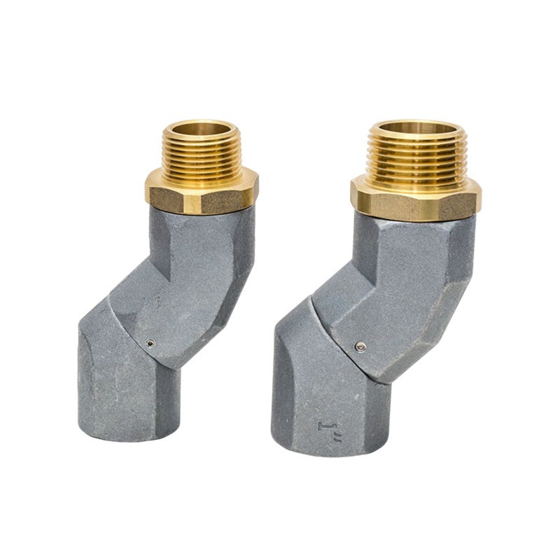 Fuel Hose Swivel 3-4 Inch Silver 360 Degree Flexible Rotation NPT Fuel Transfer Hose Swivel - Premium Zinc Alloy Material 360 Degree Rotatable Connector for Fuel Equipment And Hose Refueling - Image 4