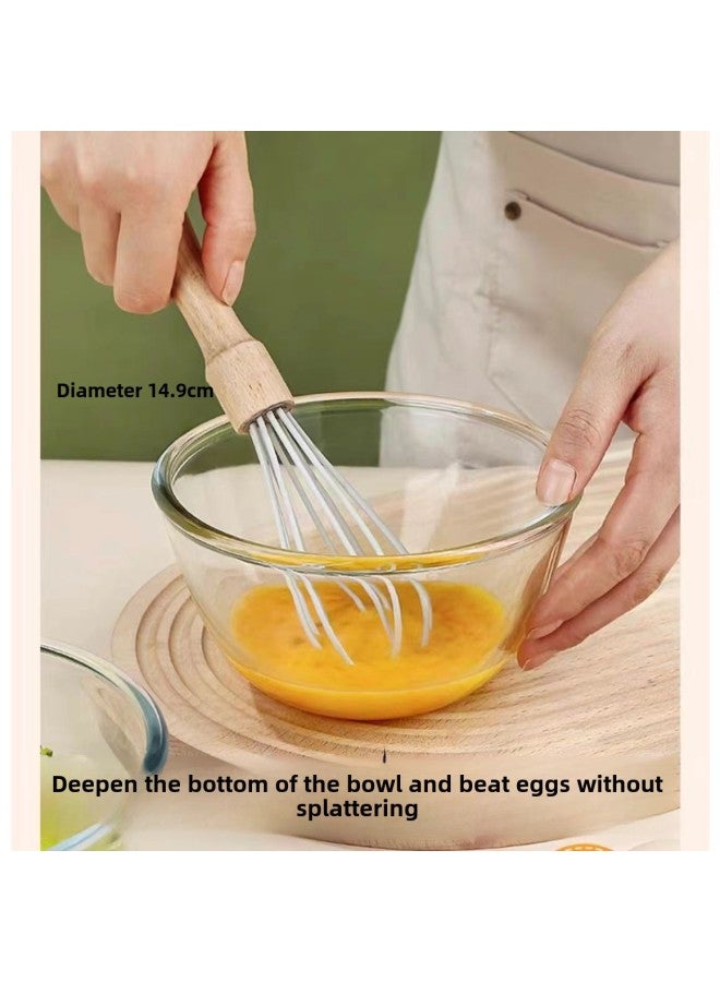 Glass Basin And Basin Tempered Glass Heat-resistant Non-stick Thickened Large Capacity Egg Baking Salad Bowl Glass Manufacturers-Specifications:810ml-Color:Thickened Tempered Glass - Image 1