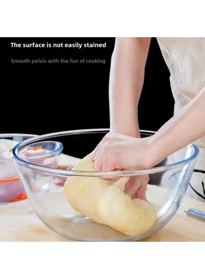 Glass Basin And Basin Tempered Glass Heat-resistant Non-stick Thickened Large Capacity Egg Baking Salad Bowl Glass Manufacturers-Specifications:810ml-Color:Thickened Tempered Glass - Image 5
