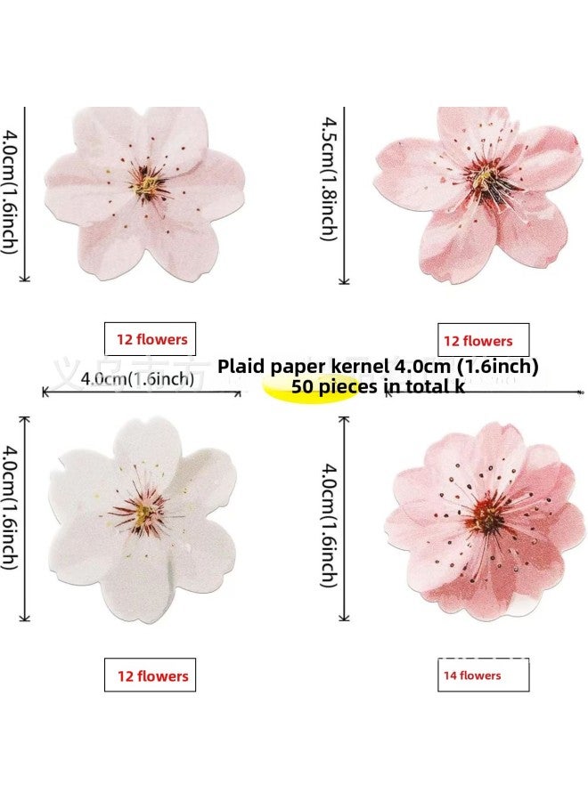 Cross-border Special Glutinous Rice Paper Cherry Blossom Wafer Paper Printing Baking Digital Cake Decoration Hotel Cold Plate Decoration Pendulum 