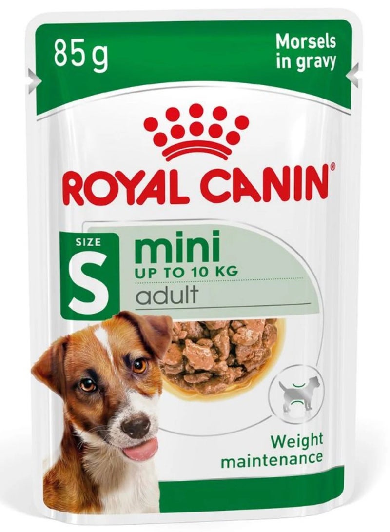 Royal Canin Mini Adult In Gravy-Salsa Wet Dog Food 85G - Image 1