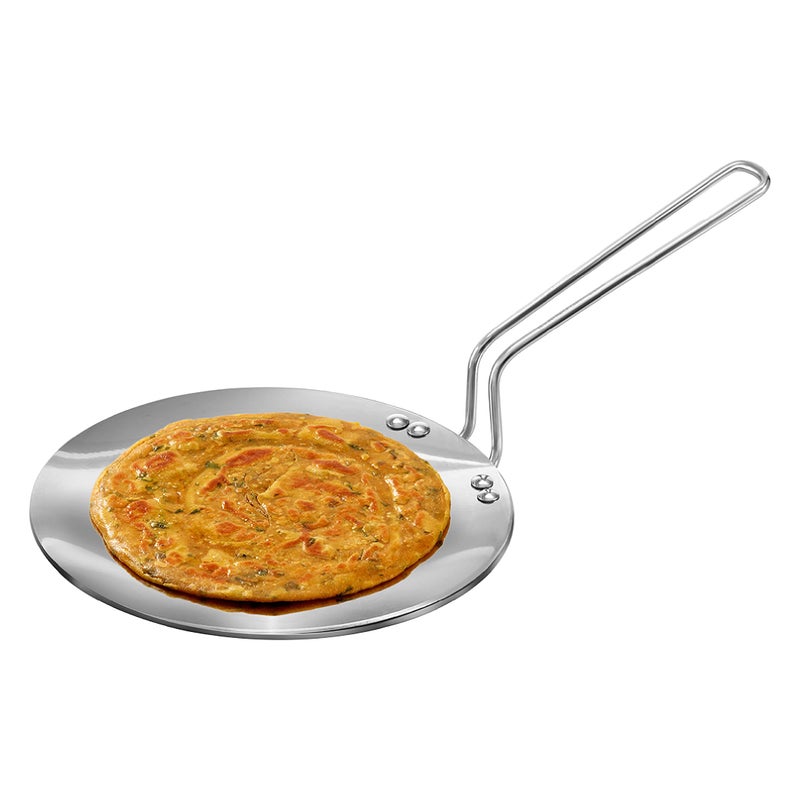 Hawkins Hawkins TriPly Stainless Steel Tava 22 cm 35mm Induction Compatible 