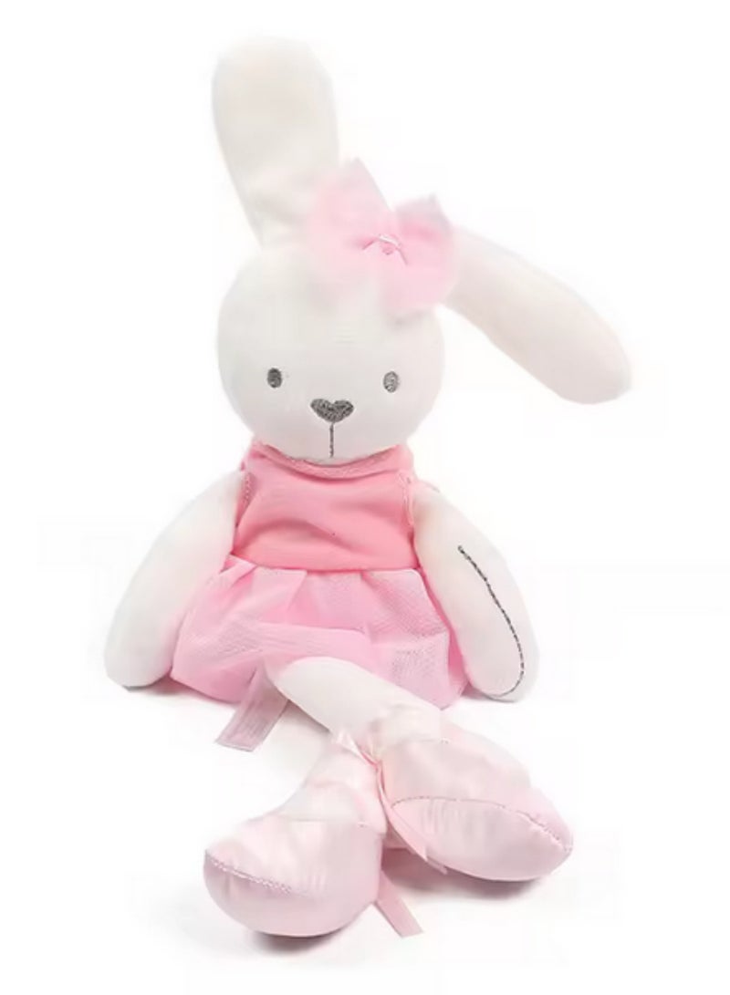 1pc 42cm Cute Rabbit Wear Cloth With Dress Plush Toy Stuffed Soft Animal Dolls Ballet Rabbit For Baby Kids Birthday Gift - Image 1