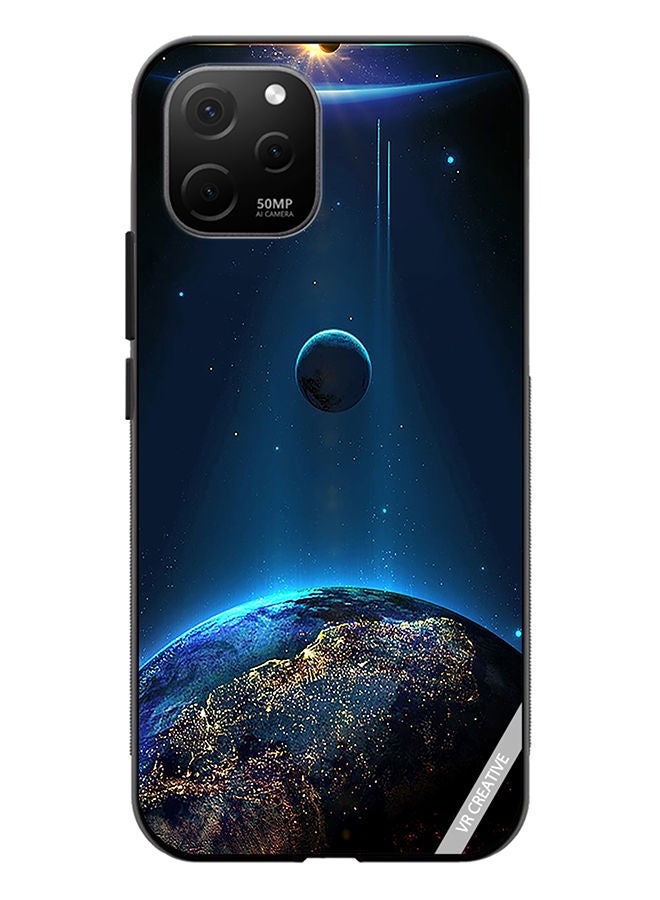 VR CREATIVE Protective Case Cover For Huawei Nova Y61 Galaxy Design Multicolour - Image 1