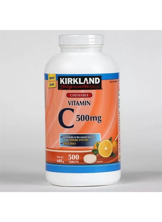 Kirkland Signature - Kirkland Vitamin C 500Mg 500Tablets - Image 1