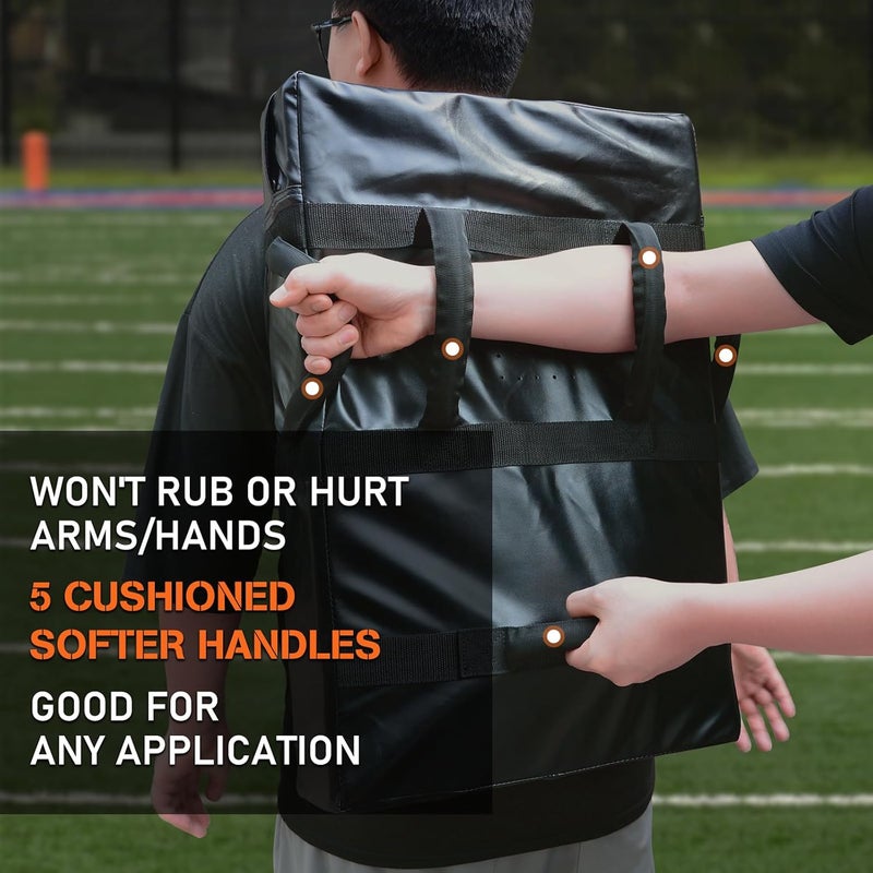 Hikeen Football Blocking Pad - 24"x16" Training Equipment with Handles for Football, Basketball, Hockey, and Lacrosse - Image 4