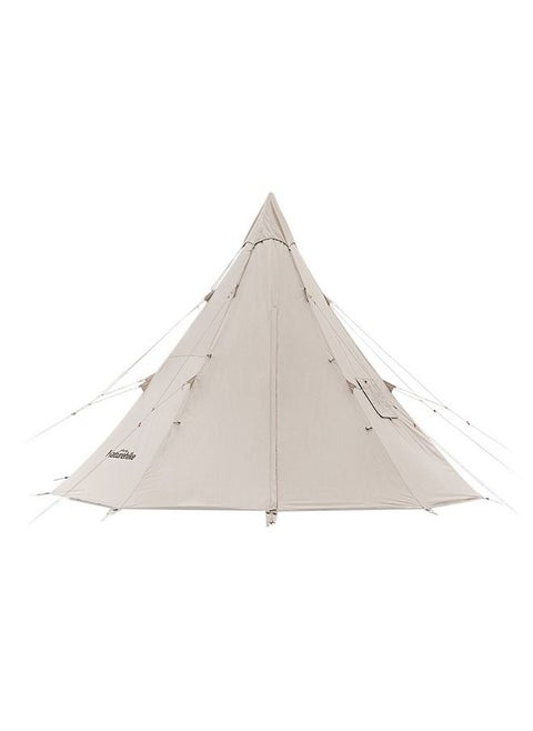 Hexagon Ranch Pyramid Tent with Snow Skirt for 3–4 Person – Quicksand Gold