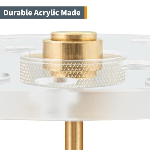 POWERTEC 6-1/2" Clear Acrylic Router Base Plate with Centering Pin & Mounting Screws | Predrilled Sub-Base Fits Bosch, DeWalt, Milwaukee, Makita, Porter Cable, Craftsman & More (71022) - Image 5