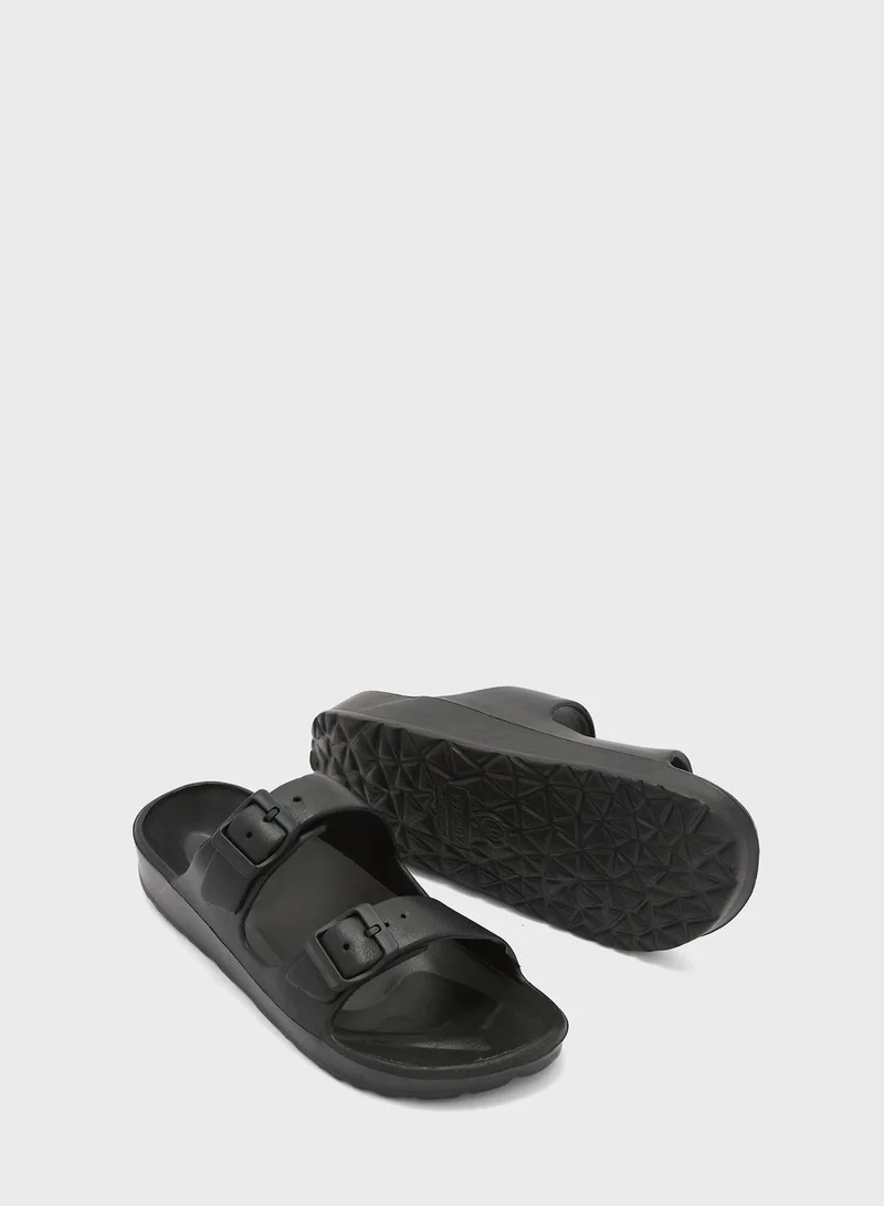 Ginger Double Strap Slides