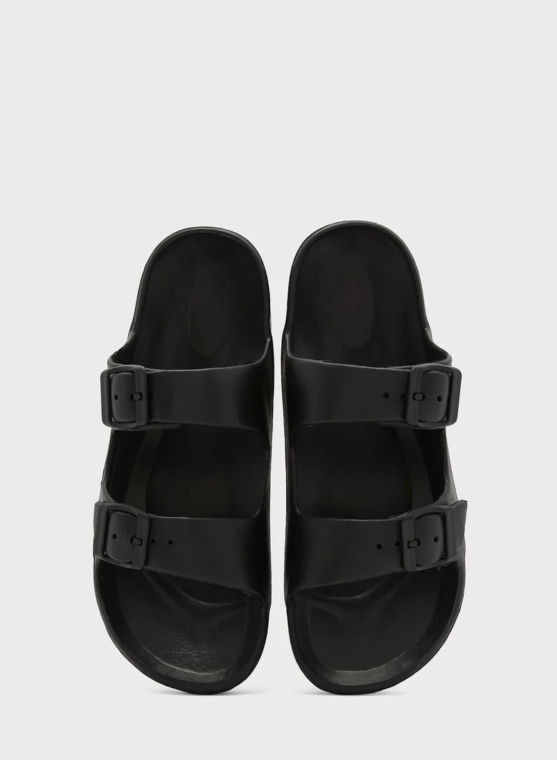 Ginger Double Strap Slides