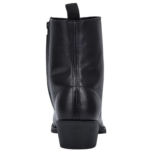 Dingo Mens Fletcher Pointed Toe Pull On Casual Boots Ankle - Black - Size 9.5 2E - Image 4