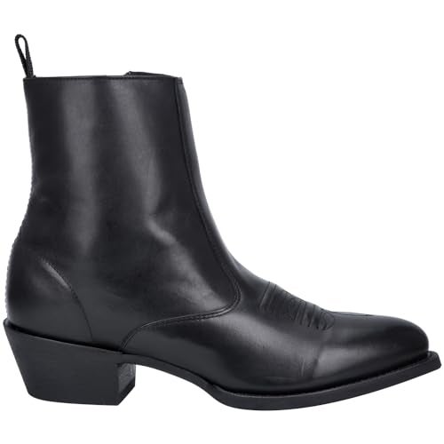 Dingo Mens Fletcher Pointed Toe Pull On Casual Boots Ankle - Black - Size 9.5 2E - Image 1
