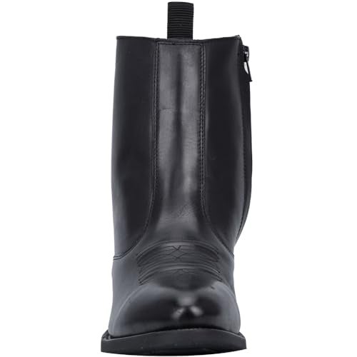 Dingo Mens Fletcher Pointed Toe Pull On Casual Boots Ankle - Black - Size 9.5 2E - Image 5