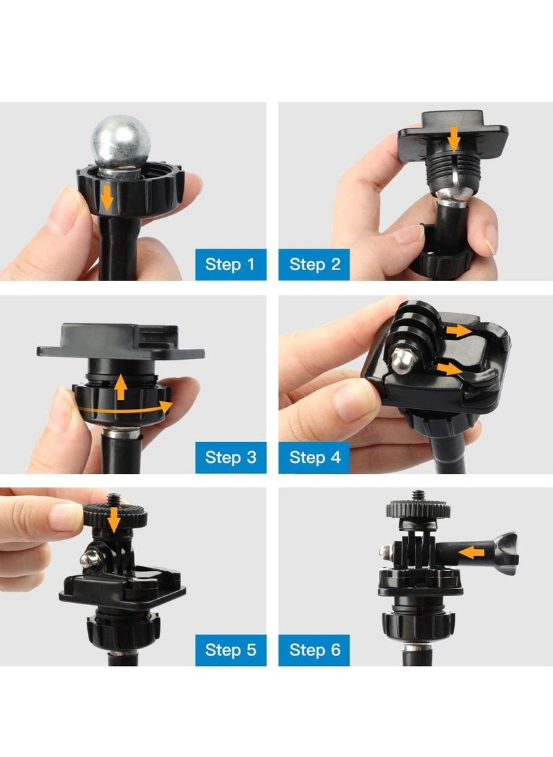 Generic - Webcam Mount Camera Clamp Stand Holder compatible with Logitech Webcam Pro C920 Streamcam - Image 1