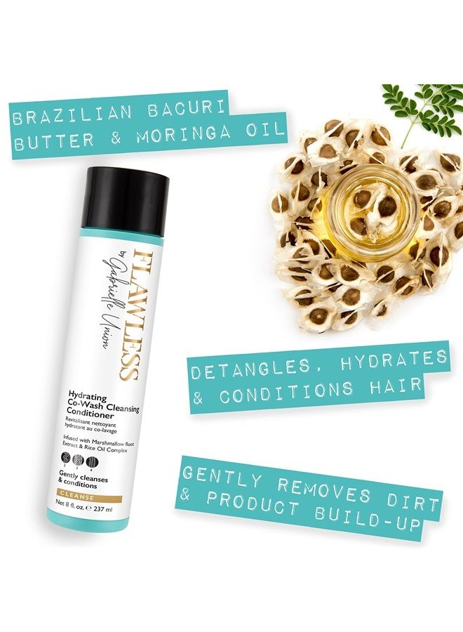 Flawless by Gabrielle Union - Hydrating Co-Wash Cleansing Hair Conditioner, 8 OZ