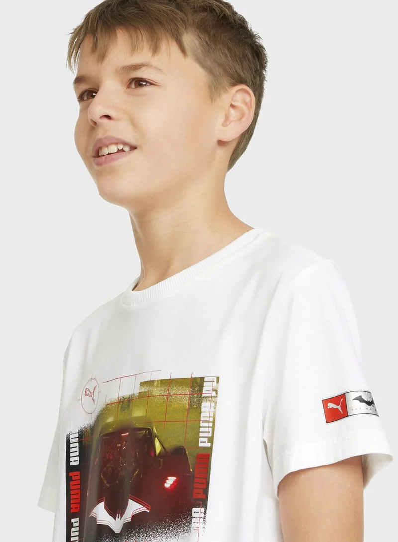 PUMA Youth Batman Graphic T-Shirt