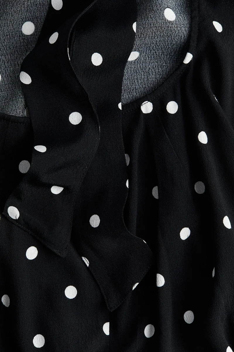 اتش اند ام Tie-Detail Open-Back Dress