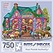 Bits and Pieces 750 Piece Puzzles for Adults Cottage Flower Shop Large 20 x 27 Jigsaw Puzzles 750 Pieces Floral House Shaped No 2 Pieces Alike - Image 2