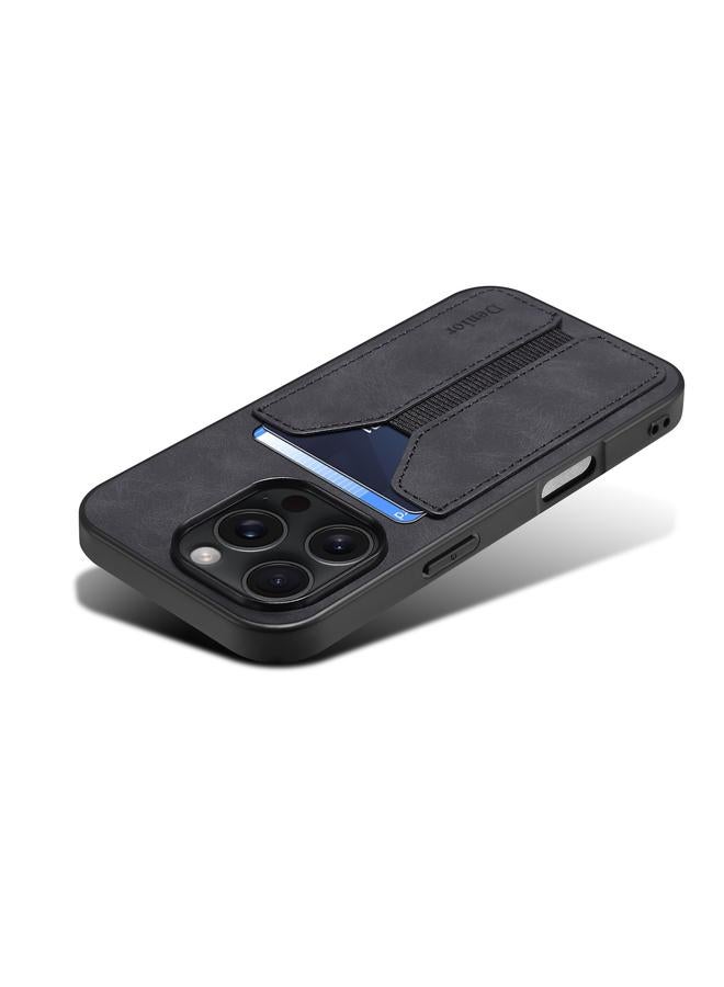 دينيور جراب لهاتف iPhone 16 Pro D07 DV جراب خلفي مرن من البولي يوريثان بفتحة بطاقة - Image 5